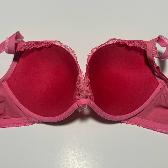 VS Push Up Bra Pink Lace - Picture 4 of 6